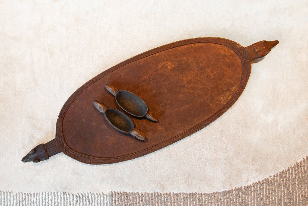 Mangkuk Kayu (2 stuks)